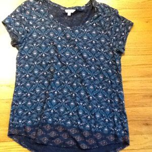 Lucky Blue Batik Tee